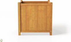 Houten Plantenbak Met Wieltjes 50x50 - Geolied Duurzaam FSC Acaciahout – Bloembak Buiten - Plantenbakken Buiten - Perfecthomeshop -Tuinverzorgings Winkel 1200x720 1
