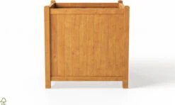 Houten Plantenbak Met Wieltjes 50x50 - Geolied Duurzaam FSC Acaciahout – Bloembak Buiten - Plantenbakken Buiten - Perfecthomeshop -Tuinverzorgings Winkel 1200x720 2