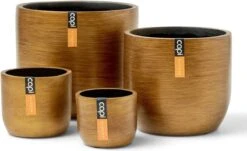 Capi Europe - Set Van 4 - Bloempot Binnen - Retro - - Goud - Bloempot Voor Binnen - BOX-BRTG-4 -Tuinverzorgings Winkel 1200x736 1