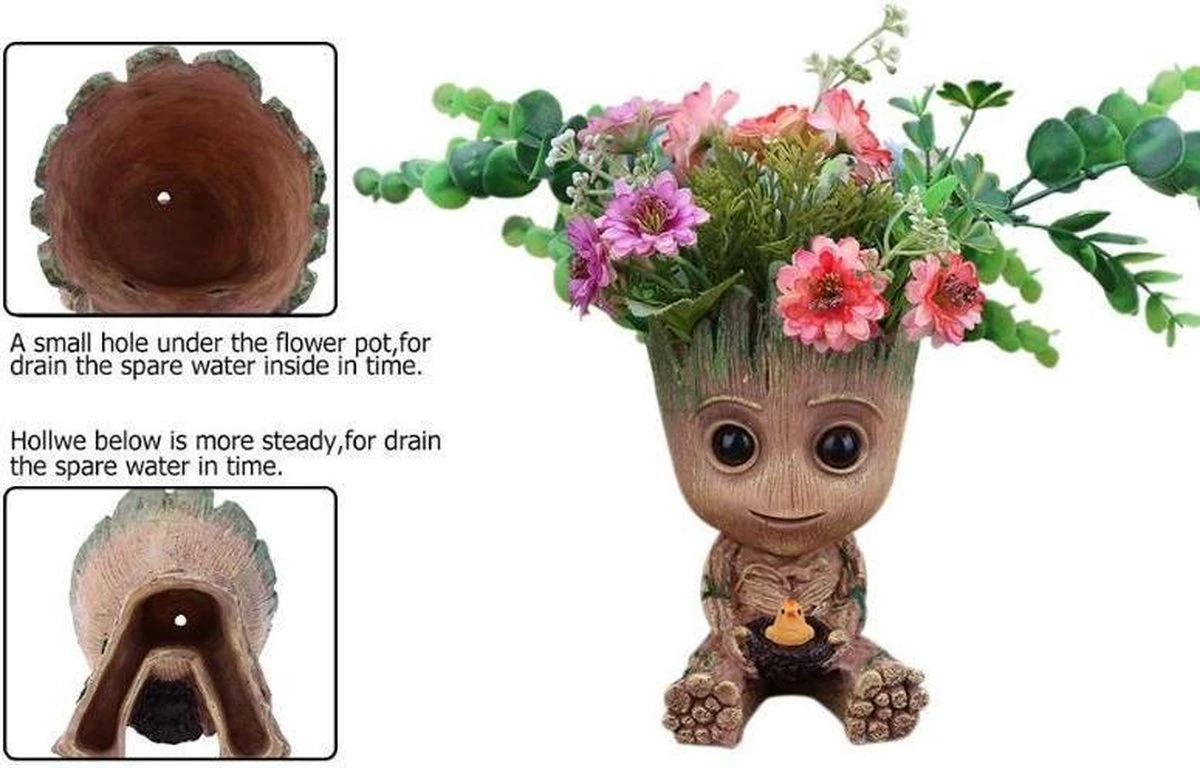 Grootted Planter Pot Baby Bloempot Met Chick 7 Grootted Planter Pot Baby Bloempot Met Chick - Afbeelding 5