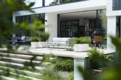 Elho Vivo Structure Finish Lang 90 - Plantenbak Voor Binnen & Buiten - Ø 88 X H 41 - Wit -Tuinverzorgings Winkel 1200x800 125