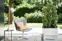 Elho Vivo Matt Finish Lang Wielen 90 - Grote Staande Plantenbak Voor Binnen & Buiten - Gemaakt Van Gereycled Plastic - L 39 X W 88 X H 41 Cm - Wit -Tuinverzorgings Winkel 1200x800 131