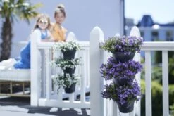 Elho Corsica Vertical Forest 24 - Bloempot Voor Balkonbuiten - Ø 26.7 X H 29.7 Cm - Zwart/Antraciet -Tuinverzorgings Winkel 1200x800 164