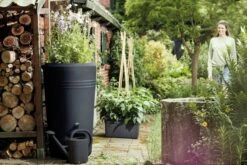 Elho Green Basics Regenton - Regenton - Living Black - Buiten - 200 Liter -Tuinverzorgings Winkel 1200x800 43