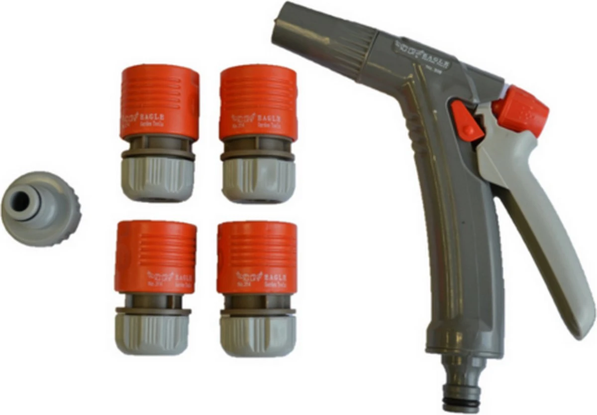 Slangenwagen Met 50 Meter Tuinslang | Eagle Garden | Incl. Spuitkopstuk En Connectors | Geel 6 Slangenwagen Met 50 Meter Tuinslang | Eagle Garden | Incl. Spuitkopstuk En Connectors | Geel - Afbeelding 4