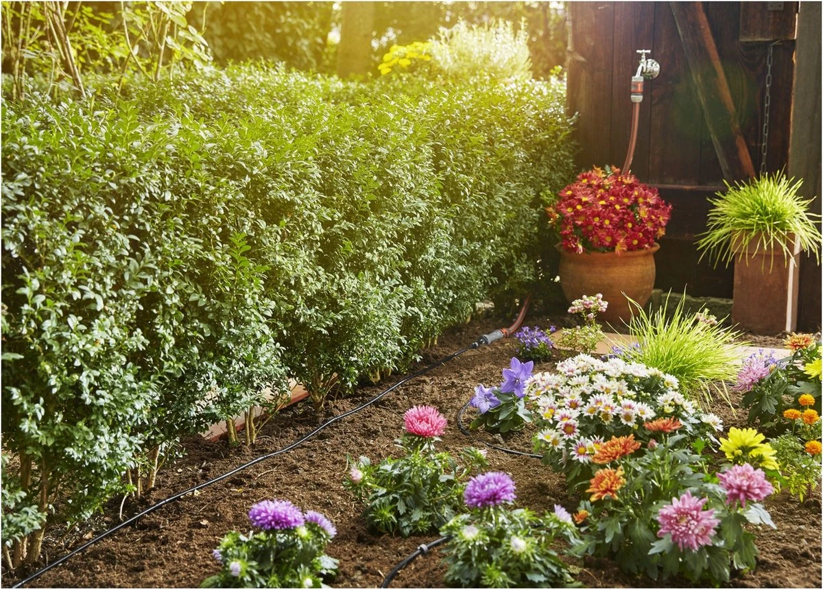 GARDENA Micro Drip System Startset S - Voor Rijplanten Druppelsysteem- 15 Meter 4 GARDENA Micro Drip System Startset S - Voor Rijplanten Druppelsysteem- 15 Meter - Afbeelding 2