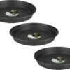 Elho Green Basics Schotel - Plantenschotels - 3 X 14 Cm Zwart -Tuinverzorgings Winkel 1200x878 2