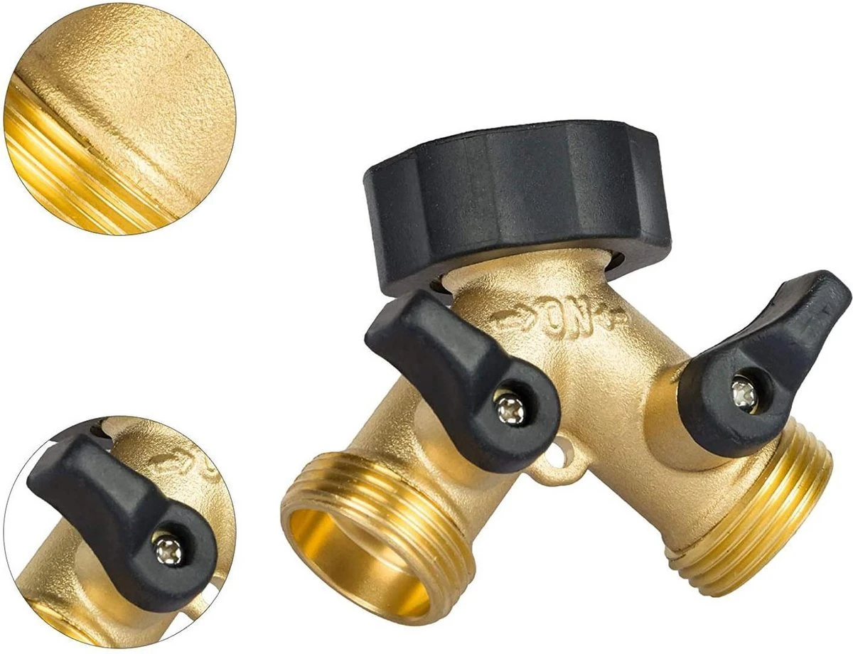 Sens Design Waterverdeler 2-weg – Messing – Past Op Europese Kranen 6 Sens Design Waterverdeler 2-weg – Messing – Past Op Europese Kranen - Afbeelding 4