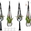 4 Stuks Zwarte Macrame Plantenhangers - Boho Handgeweven Katoen Hangpot Voor Binnen/Buiten - Hangende Bloempot Met Kralen - Macramé Touw/Koord Hangplant Houder - Bohemian Wandhanger Decoratie - Plant Hanger - Verticale Tuin Bloempothouder Planthanger 2 4 Stuks Zwarte Macrame Plantenhangers - Boho Handgeweven Katoen Hangpot Voor Binnen/Buiten - Hangende Bloempot Met Kralen - Macramé Touw/Koord Hangplant Houder - Bohemian Wandhanger Decoratie - Plant Hanger - Verticale Tuin Bloempothouder Planthanger -Tuinverzorgings Winkel 1200x975 2