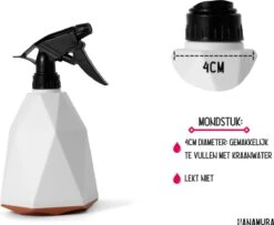 Hanamura Plantenspuit – Sprayflacon – Waterverstuiver – Wit – 600ml -Tuinverzorgings Winkel 1200x988