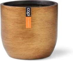 Capi Europe - Bloempot Bol Retro - 23x21 - Goud - Bloempot Voor Binnen - BRTG134 -Tuinverzorgings Winkel 1200x995