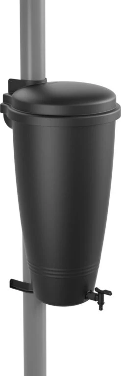 Elho Green Basics Rain Catcher 33 - Regenton Voor Balkonbuiten - Ø 33.5 X H 73.5 Cm - Zwart/Living Black -Tuinverzorgings Winkel 387x1200