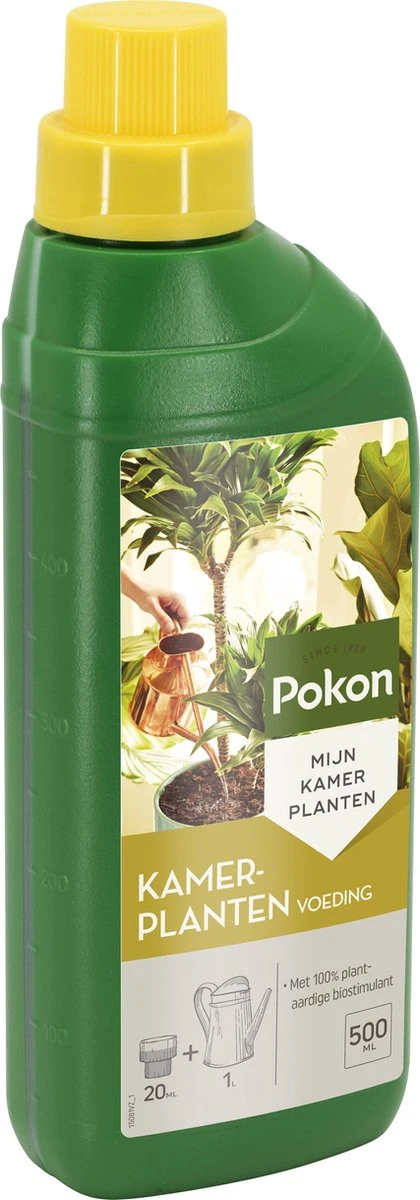 Pokon Kamerplanten Voeding - 500ml - Plantenvoeding - 20ml Per 1L Water 4 Pokon Kamerplanten Voeding - 500ml - Plantenvoeding - 20ml Per 1L Water - Afbeelding 2