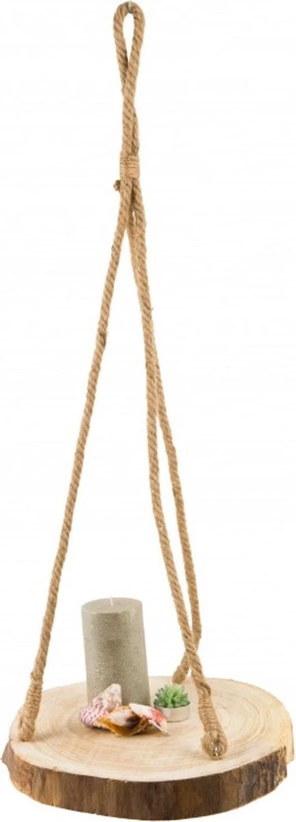 Merkloos Plantenhanger Boomstam Schijf | 30-35cm | Handgemaakt | Planten-houder / Hang-plant | Planten Accessoires | Decoratie Houten Hang Plank | 8 Merkloos Plantenhanger Boomstam Schijf | 30-35cm | Handgemaakt | Planten-houder / Hang-plant | Planten Accessoires | Decoratie Houten Hang Plank | - Afbeelding 6