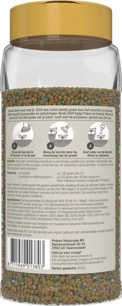 Pokon Voedingskorrels Voor Groene Planten - 800gr - 180 Dagen Voeding - Plantenvoeding -Tuinverzorgings Winkel 480x1200 1