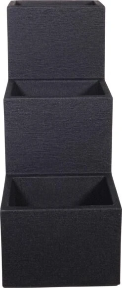 4gardenz Stone Trapsgewijs Plantenbak Voor Buiten 27x60x60 Cm - Grijs -Tuinverzorgings Winkel 509x1200