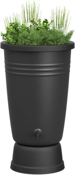 Elho Green Basics Regenton Plus 105 - Regenton Voor Kweken En Oogsten - Ø 58.4 X H 80.4 Cm - Zwart/Living Black 8 Elho Green Basics Regenton Plus 105 - Regenton Voor Kweken En Oogsten - Ø 58.4 X H 80.4 Cm - Zwart/Living Black -Tuinverzorgings Winkel 516x1200