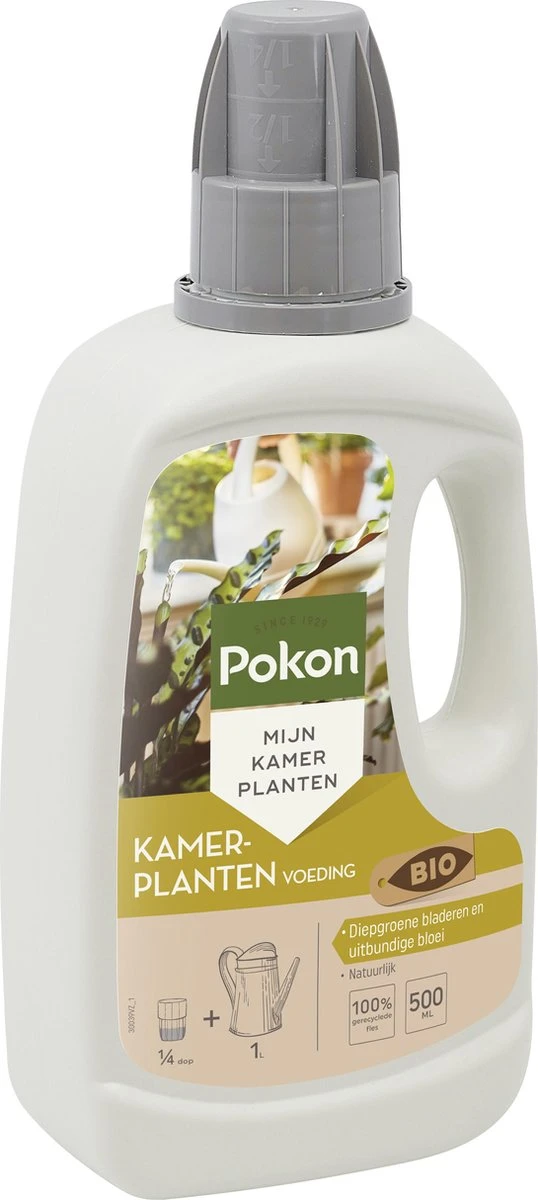 Pokon Bio Kamerplanten Voeding - 500ml - Plantenvoeding (bio) - 7ml Per 1L Water 9 Pokon Bio Kamerplanten Voeding - 500ml - Plantenvoeding (bio) - 7ml Per 1L Water - Afbeelding 7