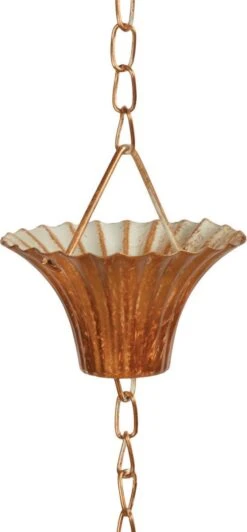 Esschert Design Regenketting 254 Cm Staal Koper -Tuinverzorgings Winkel 557x1200