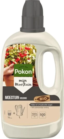 Pokon Bio Moestuinvoeding - 500ml - Plantenvoeding - 14ml Per 1l Water -Tuinverzorgings Winkel 558x1200