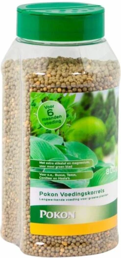 Pokon Voedingskorrels Voor Groene Planten - 800gr - 180 Dagen Voeding - Plantenvoeding -Tuinverzorgings Winkel 566x1200