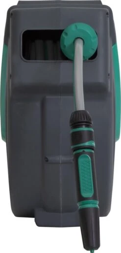 VONROC Automatische Slanghaspel – Incl. 25m Tuinslang, Aansluitslang, Spuitstuk, Koppelingen & Kraanaansluiting -Tuinverzorgings Winkel 577x1200 2
