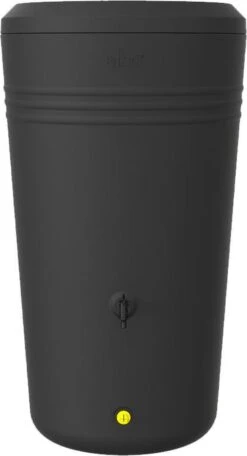 Elho Green Basics Regenton - Regenton - Living Black - Buiten - 200 Liter -Tuinverzorgings Winkel 650x1200