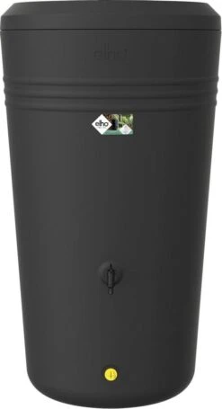 Elho Green Basics Regenton - Regenton - Living Black - Buiten - 200 Liter -Tuinverzorgings Winkel 651x1200
