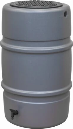 Regenton Voordeelset | Harcostar 227liter Grijs + Harcostar Standaard + Harcostar Vulautomaat 70/80mm -Tuinverzorgings Winkel 679x1200