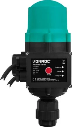 VONROC Hydrofoorpomp / Automatische Pomp - 1000W - 3500l/h - Met Drukschakelaar - Droogloopbeveiliging - Voor Besproeien En Huishoudwater -Tuinverzorgings Winkel 683x1200 1