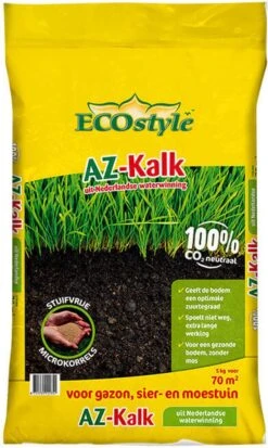 ECOstyle AZ Kalk Micro Korrel – Voor Gazon, Sier- En Moestuin - Corrigeert Zuurgraad Direct En Langdurig - Werkt Tegen Mos - CO2-Neutraal – 265 M² - 20 KG -Tuinverzorgings Winkel 717x1200 4