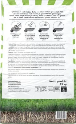 Pokon Gazon Revolutie - 2x7,5kg - Gazonmest / Graszaad / Bodemverbeteraar - Geschikt Voor 300m² - Binnen 15 Dagen Resultaat - Voordeelverpakking 11 Pokon Gazon Revolutie - 2x7,5kg - Gazonmest / Graszaad / Bodemverbeteraar - Geschikt Voor 300m² - Binnen 15 Dagen Resultaat - Voordeelverpakking -Tuinverzorgings Winkel 736x1200