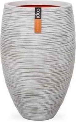 Capi Europe - Vaas Elegant Deluxe Rib NL - 45x72 - Ivoor - Voor Binnen En Buiten - KOFI1138 -Tuinverzorgings Winkel 752x1200 2