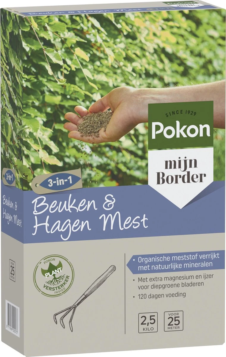 Pokon Beuken & Hagen Mest - 2,5kg - Meststof - 3-in-1 Werking 4 Pokon Beuken & Hagen Mest - 2,5kg - Meststof - 3-in-1 Werking - Afbeelding 2