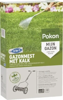 Pokon Gazonmest Met Kalk - 2kg - Mest - Geschikt Voor 30m² - 120 Dagen Voeding -Tuinverzorgings Winkel 761x1200 1