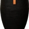 Capi Europe - Vaas Elegant Deluxe Rib NL - 45x72 - Zwart - Voor Binnen En Buiten - KBLR1138 1 Capi Europe - Vaas Elegant Deluxe Rib NL - 45x72 - Zwart - Voor Binnen En Buiten - KBLR1138 -Tuinverzorgings Winkel 768x1200