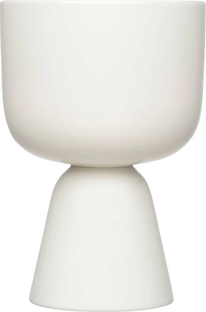 Iittala Nappula - Bloempot - Bloempotten Voor Binnen En Buiten - Plantenpotten - Wit - 230 X 155 Mm - 1 Stuk 3 Iittala Nappula - Bloempot - Bloempotten Voor Binnen En Buiten - Plantenpotten - Wit - 230 X 155 Mm - 1 Stuk