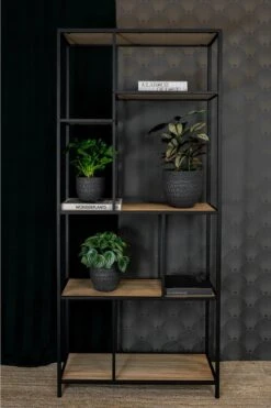 Plantenpot/Bloempot In Het Lava-look Zwart Dia 15 Cm En Hoogte 13 Cm - Voor Binnen -Tuinverzorgings Winkel 800x1200 131