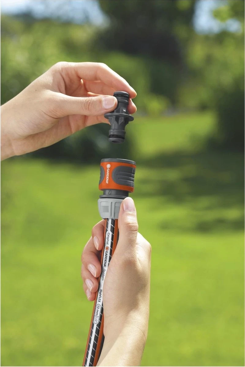 GARDENA - Slangkoppeling - 1 Ingang - Slangverlening 4 GARDENA - Slangkoppeling - 1 Ingang - Slangverlening - Afbeelding 2