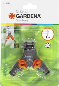GARDENA 2-weg Ventiel 26,5 Mm (G 3/4"), 21 Mm (G 1/2") -Tuinverzorgings Winkel 814x1200