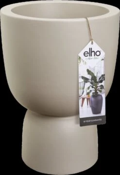 Elho Pure Coupe 35 - Bloempot Voor Binnen & Buiten - Ø 34.9 X H 49.0 Cm - Beige/Balanced Beige -Tuinverzorgings Winkel 820x1200 3