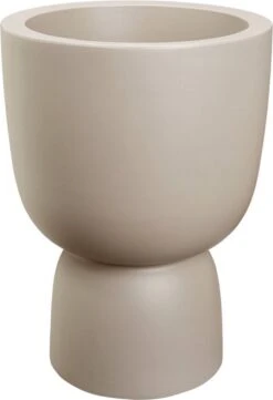 Elho Pure Coupe 41 - Bloempot Voor Binnen & Buiten - Ø 41.3 X H 57.9 Cm - Beige/Balanced Beige -Tuinverzorgings Winkel 820x1200 7