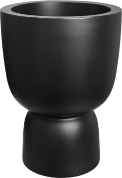 Elho Pure Coupe 35 - Bloempot Voor Binnen & Buiten - Ø 34.9 X H 49.0 Cm - Zwart/Zwart -Tuinverzorgings Winkel 822x1200 1