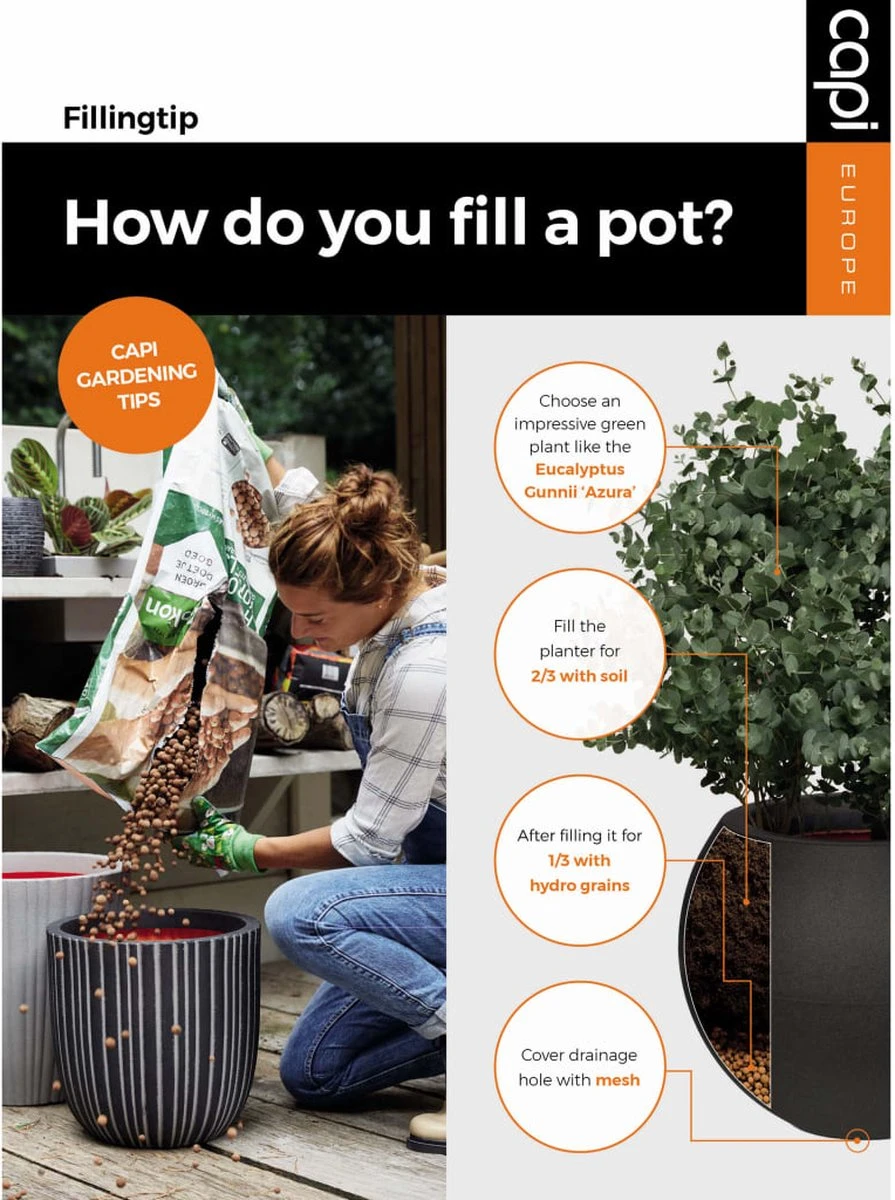 Capi Europe - Bloempot Vierkant Smooth NL - 40x40x40 - Zwart - Voor Binnen En Buiten - KBL903 18 Capi Europe - Bloempot Vierkant Smooth NL - 40x40x40 - Zwart - Voor Binnen En Buiten - KBL903 - Afbeelding 16