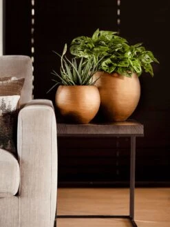 Capi Europe - Vaas Bol Retro - 30x25 - Goud - Bloempot Voor Binnen - BRTG104 -Tuinverzorgings Winkel 900x1200 54