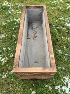 AMISHOUT - Plantenbak Van Balkjes 120x40x40 Cm - Bruin -Tuinverzorgings Winkel 902x1200 6