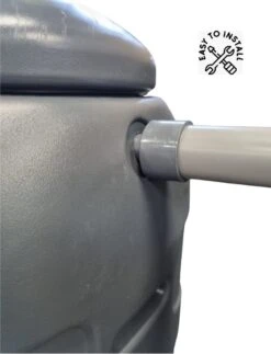 Regenton Rainsaver - Antraciet 100 L + Voet + Vulautomaat 15 Regenton Rainsaver - Antraciet 100 L + Voet + Vulautomaat -Tuinverzorgings Winkel 919x1200